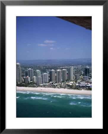 Aerial View Of Central Area Of Surfers Paradise, Gold Coast, Queensland, Australia by Ken Wilson Pricing Limited Edition Print image