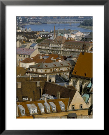 View Over Bratislava To The River Danube, Slovakia by Upperhall Pricing Limited Edition Print image