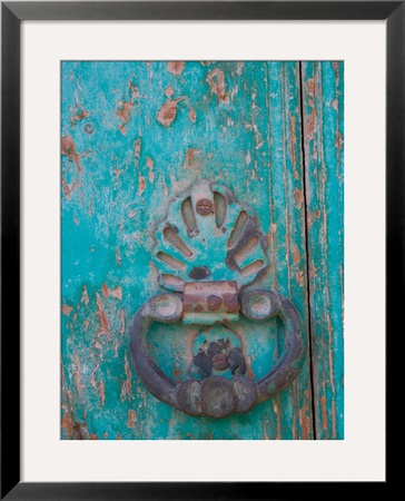Metal Knocker On Door In Small Village, Cappadoccia, Turkey by Darrell Gulin Pricing Limited Edition Print image