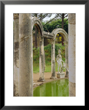 Hadrian's Villa, Canopus Canal, Tivoli, Lazio, Italy, Europe by Nedra Westwater Pricing Limited Edition Print image