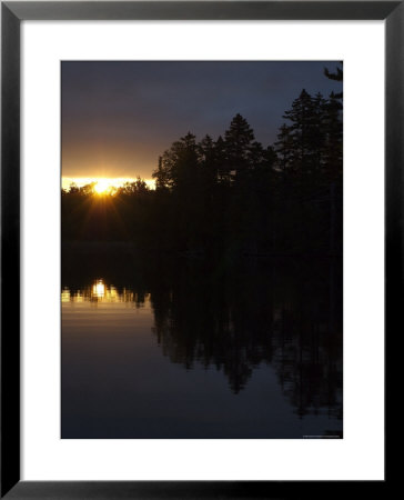 Early Morning Sun Is Reflected On The Water Of Moosehead Lake, Maine by Heather Perry Pricing Limited Edition Print image