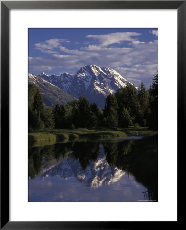 Reflection Of The Teton Mountains In Snake River by Richard Nowitz Pricing Limited Edition Print image