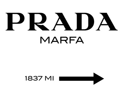 Prada Marfa Sign by Elmgreen & Dragset Pricing Limited Edition Print image