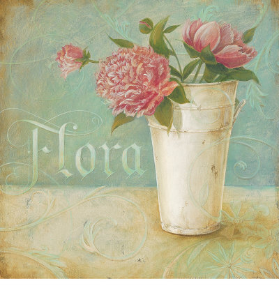 Flora Scroll by Angela Staehling Pricing Limited Edition Print image