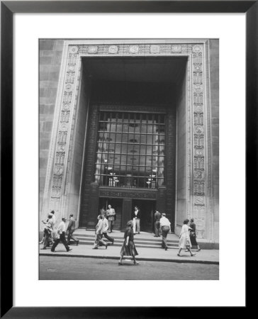 The Main Entrance To The Chase Manhattan Bank by Al Fenn Pricing Limited Edition Print image
