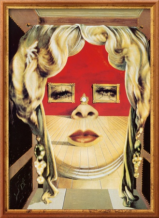 Face Of Mae West, C.1935 by Salvador Dalí Pricing Limited Edition Print image