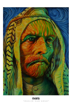 Muslim Van Gogh by Ron English Pricing Limited Edition Print image