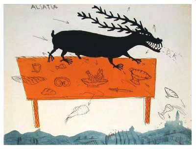 Alsatiae : Un Cerf A Table by Raymond Waydelich Pricing Limited Edition Print image