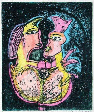 Couple Vi by Mario Murua Pricing Limited Edition Print image