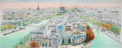 Paris, Panorama Vers L'ouest Ii by Rolf Rafflewski Pricing Limited Edition Print image