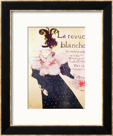 Poster Advertising La Revue Blanche, 1895 by Henri De Toulouse-Lautrec Pricing Limited Edition Print image