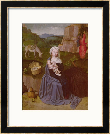 The Rest On The Flight Into Egypt by Gerard David Pricing Limited Edition Print image