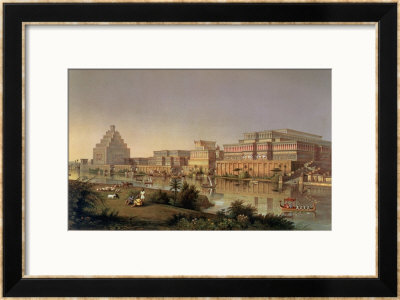 The Palaces Of Nimrud Restored, A Reconstruction Of The Palaces Built By Ashurbanipal by James Fergusson Pricing Limited Edition Print image