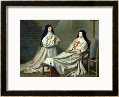 Mother Catherine-Agnes Arnauld (1593-1671) And Sister Catherine Of St. Suzanne Champaigne (1636-86) by Philippe De Champaigne Pricing Limited Edition Print image