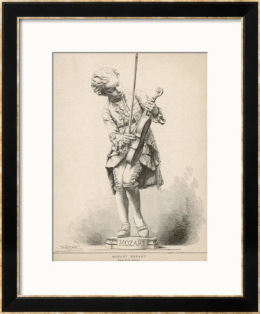 Wolfgang Amadeus Mozart Austrian Musician As A Boy by Jules Tavel Pricing Limited Edition Print image