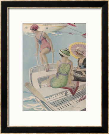Bathing From A Boat by Fabien Fabiano Pricing Limited Edition Print image