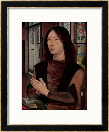 The Donor, From The Right Wing Of The Diptych Of Maerten Van Nieuwenhove, 1487 by Hans Memling Pricing Limited Edition Print image