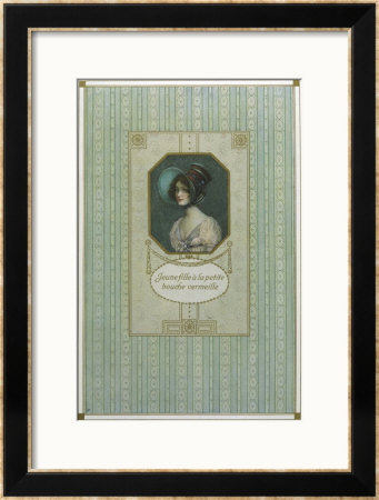 Illustration Of A Young Woman To: Jeune Fille A La Petite Bouche Vermeille by Henry Comploi Pricing Limited Edition Print image