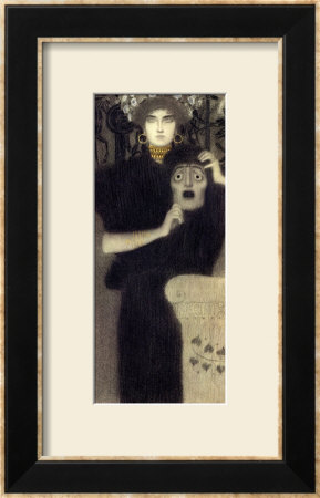 Study For The Allegory Of Tragedy by Gustav Klimt Pricing Limited Edition Print image