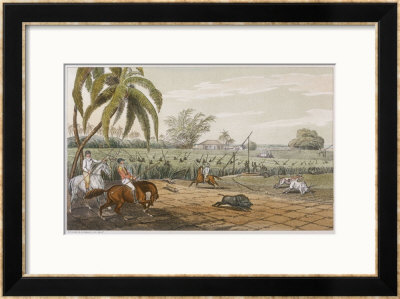 Pigsticking In India by Captain Thomas Pricing Limited Edition Print image