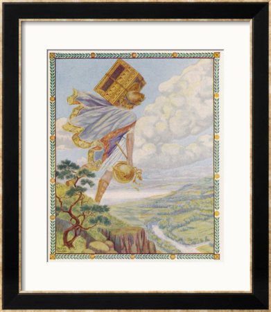The Mysterious Box Is Brought To Epimethus By Hermes by Patten Wilson Pricing Limited Edition Print image
