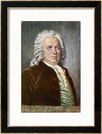 Johann Sebastian Bach German Organist And Composer by Eichhorn Pricing Limited Edition Print image