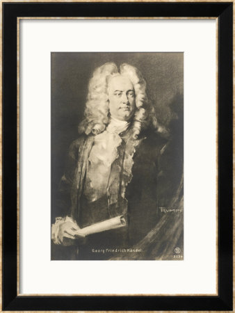 George Frederic Handel German-English Musician by Trumpf Pricing Limited Edition Print image