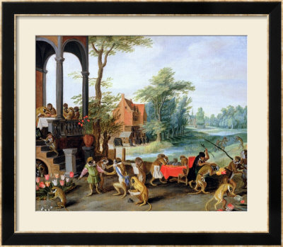 A Satire Of The Folly Of Tulip Mania by Jan Brueghel The Younger Pricing Limited Edition Print image