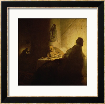 Christ At Emmaus by Rembrandt Van Rijn Pricing Limited Edition Print image