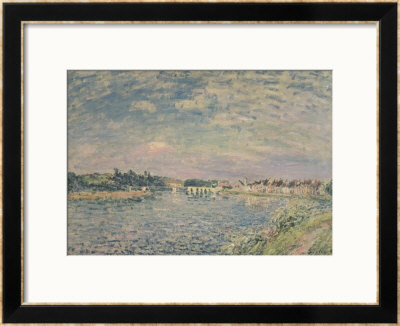 The Banks Of The Seine by Alfred Sisley Pricing Limited Edition Print image