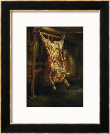 The Slaughtered Ox, 1655 by Rembrandt Van Rijn Pricing Limited Edition Print image