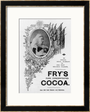 An Advertisement For Fry's Cocoa To Celebrate Queen Victoria's Diamond Jubilee by Oswald Fitch Pricing Limited Edition Print image