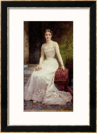 Portrait Of Madame Olry-Roederer, 1900 by William Adolphe Bouguereau Pricing Limited Edition Print image