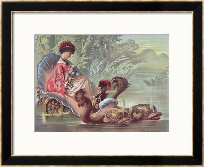 On The Water, Illustration From The Nutcracker, By E.T.A. Hoffman 1883 by Carl Offterdinger Pricing Limited Edition Print image