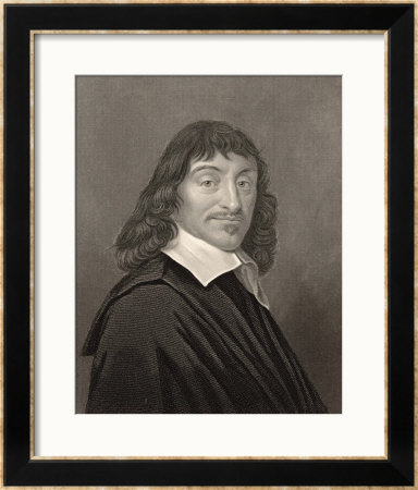Rene Descartes French Mathematician And Philosopher by William Holl The Younger Pricing Limited Edition Print image