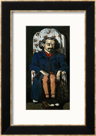 Portrait Of The Painter Achille Empereur, Circa 1869 by Paul Cezanne Pricing Limited Edition Print image