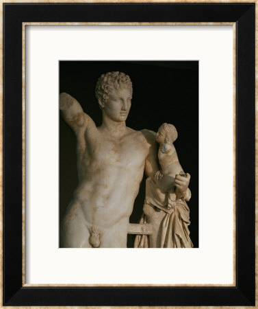 Hermes With The Infant Dionysos On His Arms by Praxiteles Pricing Limited Edition Print image