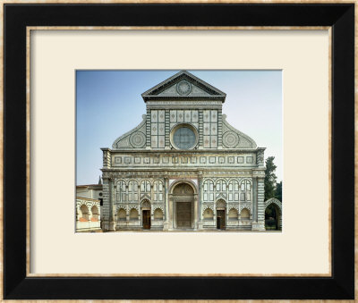 Facade Of Santa Maria Novella, Circa 1458-70 by Leon Battista Alberti Pricing Limited Edition Print image