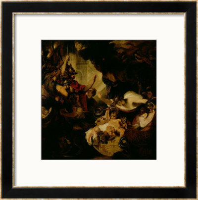 The Infant Hercules Strangling The Serpents, 1786-8 by Joshua Reynolds Pricing Limited Edition Print image