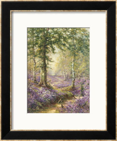 The Bluebell Wood by Alfred Fontville De Breanski Pricing Limited Edition Print image