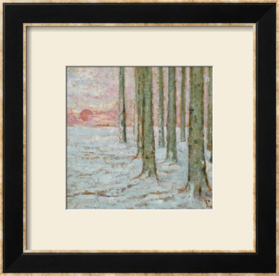 Winter In The Forest, 1912 by William Degouve De Nuncques Pricing Limited Edition Print image