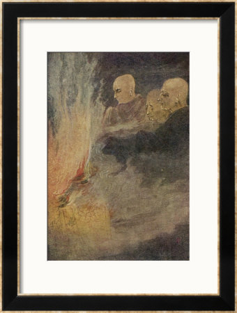 The Death Of Siddhartha Gautama Known As The Buddha, The Final Release by Abanindro Nath Tagore Pricing Limited Edition Print image