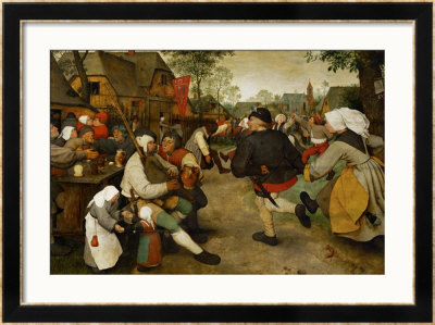 Peasants' Dance, 1568 by Pieter Bruegel The Elder Pricing Limited Edition Print image