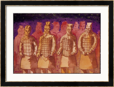 China Terracotta Army- Xian by John Newcomb Pricing Limited Edition Print image