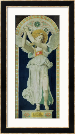 Carton: Saint Raphael, Archangel, 1842 by Jean-Auguste-Dominique Ingres Pricing Limited Edition Print image