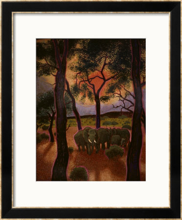 African Twilight by John Newcomb Pricing Limited Edition Print image