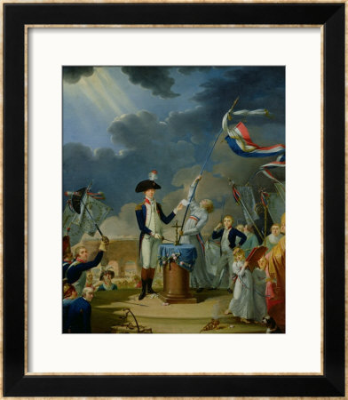 The Oath Of Lafayette At The Festival Of The Federation, 14Th July 1790, 1791 by Jacques-Louis David Pricing Limited Edition Print image