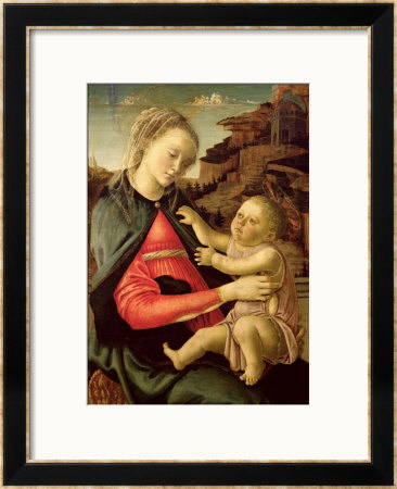 The Virgin And Child Circa 1465-70 by Sandro Botticelli Pricing Limited Edition Print image