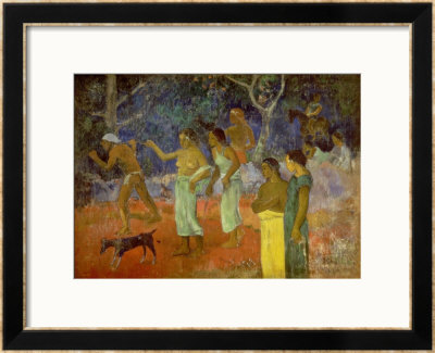 Scene From Tahitian Life, 1896 by Paul Gauguin Pricing Limited Edition Print image