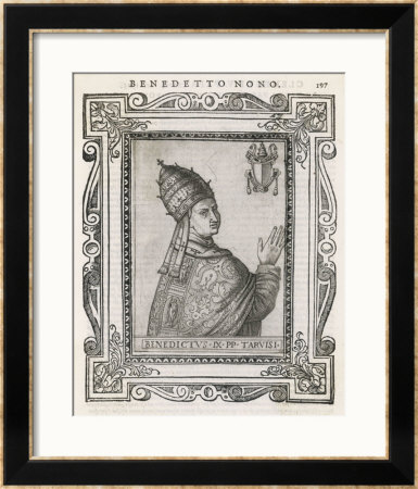 Pope Benedictus Ix He Sold The Papacy To Gregorius Vi by Cavallieri Pricing Limited Edition Print image